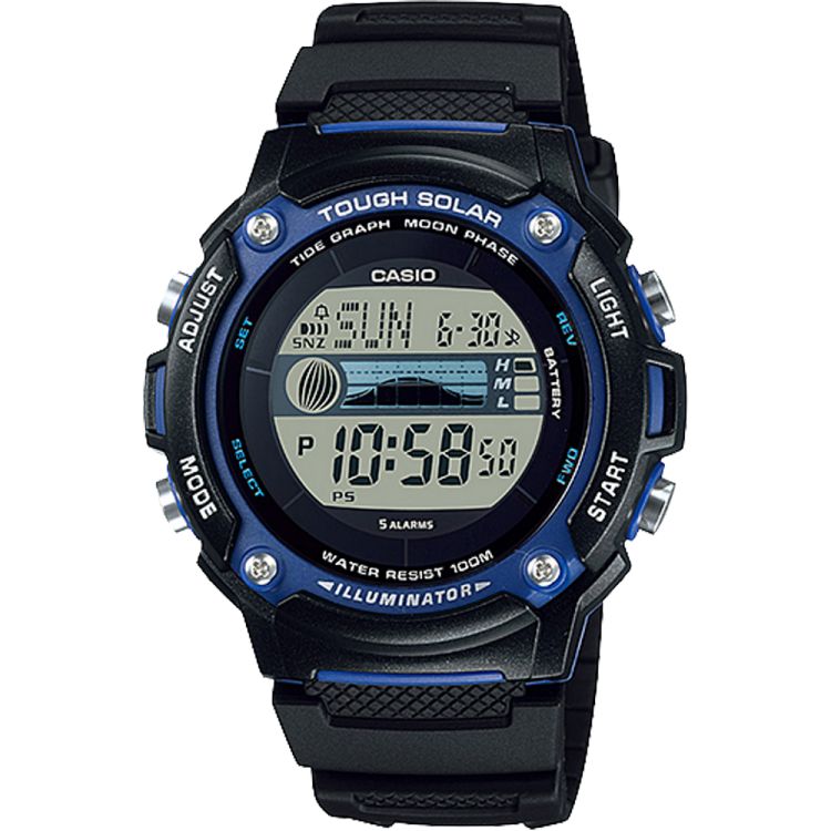 Casio Tough Solar Sporty WS210H-1AV Men\'s Casio | JMKIDT-652