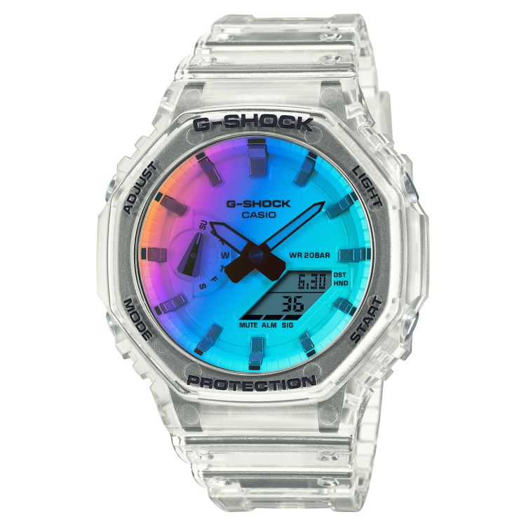 Casio Transparent Analog-Digital GA2100SRS-7A Men\'s G-shock | UDCTMP-045