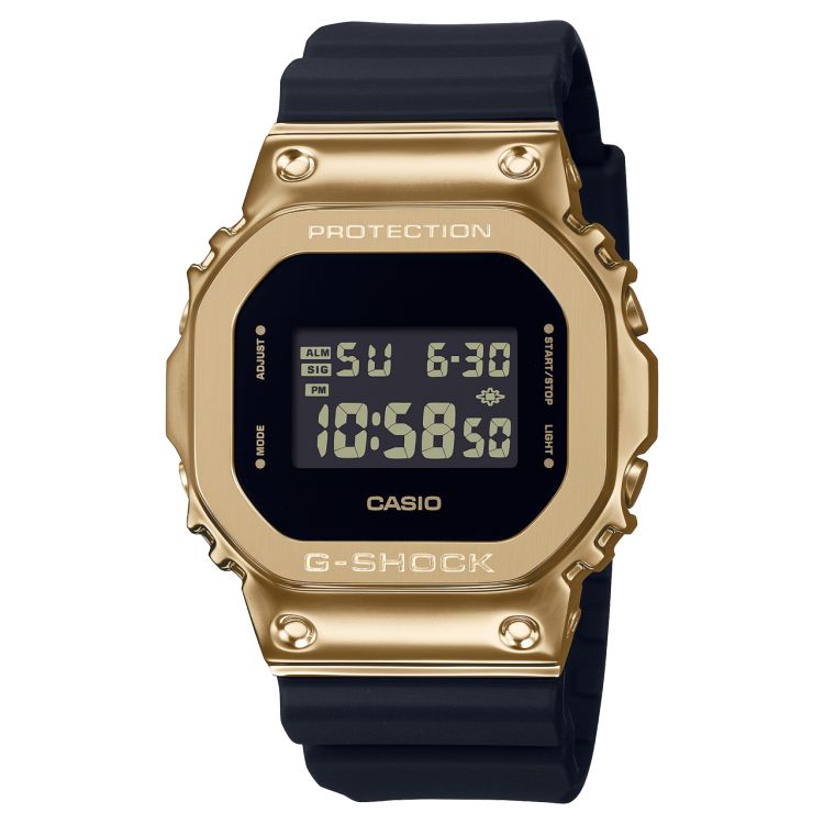 Gold Casio Digital GM5600G-9 Men\'s G-shock | JAESCR-468