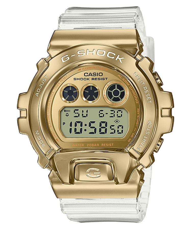 Gold Casio Metal Covered GM6900SG-9 Men\'s G-shock | OLEIZA-819