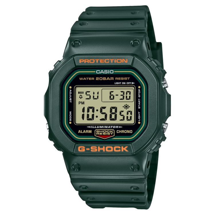 Green Casio Digital DW5600RB-3 Men\'s G-shock | YNSZEO-390