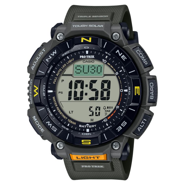 Green Casio PRG340-3 Men\'s Pro Trek | MRFKIP-754