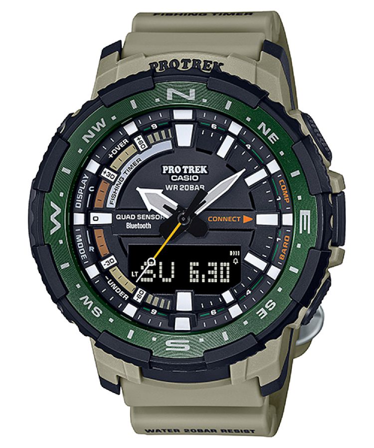 Green Casio PRTB70-5 Men\'s Pro Trek | BOLRVW-572