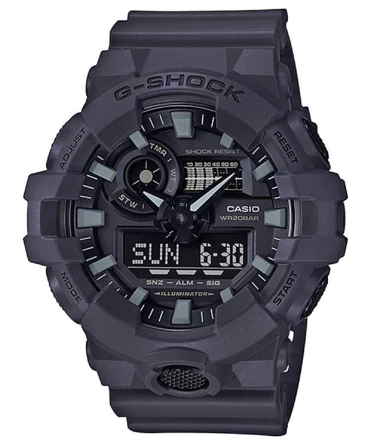 Grey Casio Analog-Digital Gray GA700UC-8A Men\'s G-shock | VXYDIH-274