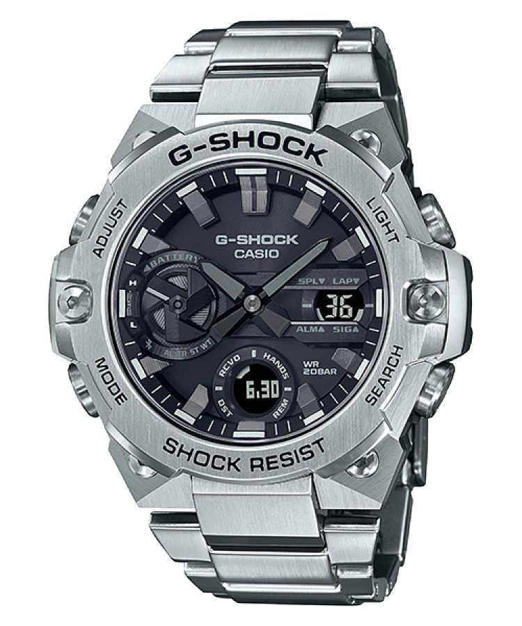 Grey Casio G-STEEL GSTB400D-1A Men\'s G-shock | CTPEVD-824