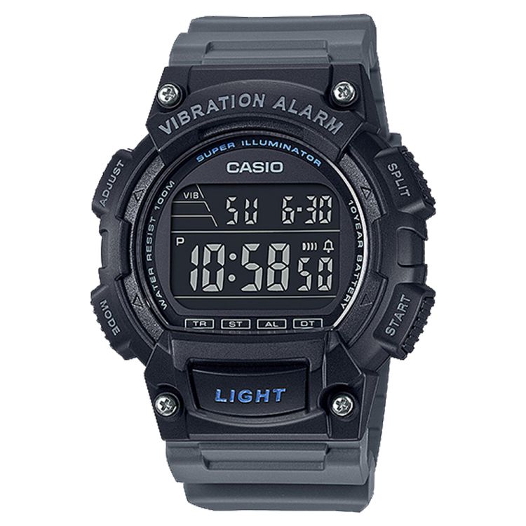 Grey Casio Gray Digital W736H-8BV Men\'s Casio | DITGVU-213