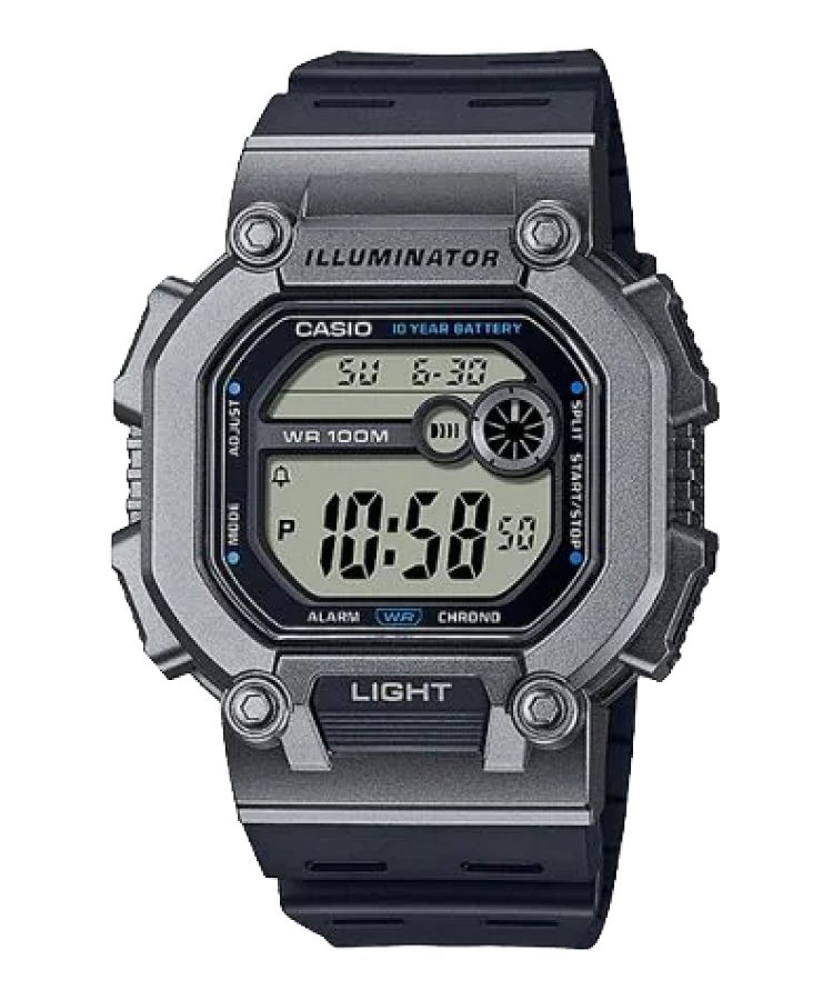 Grey Casio Gray Digital W737H-1A2V Men\'s Casio | WXQAIV-038