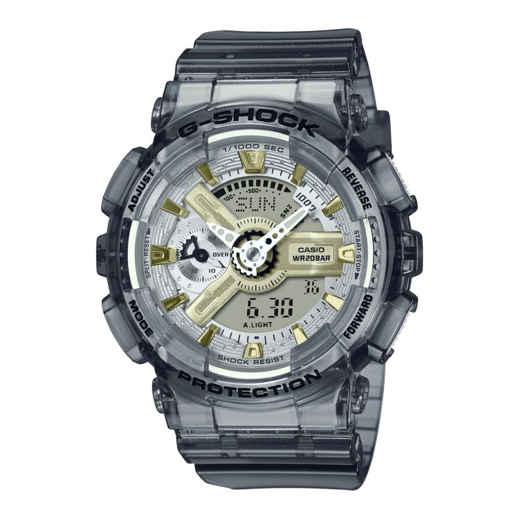 Grey Casio Transparent Gray Analog-digital GMAS110GS-8A Women\'s G-shock | PCMWGO-827