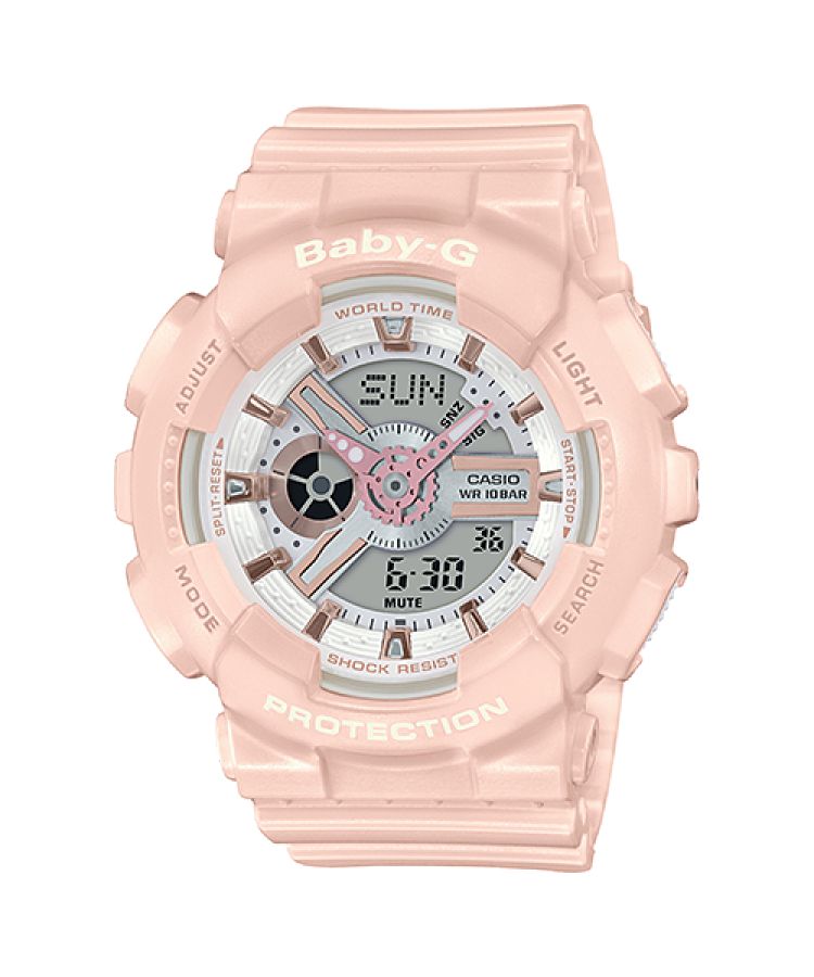 Light Pink Casio BA110RG-4A Women\'s Baby-G | RZNSCQ-037