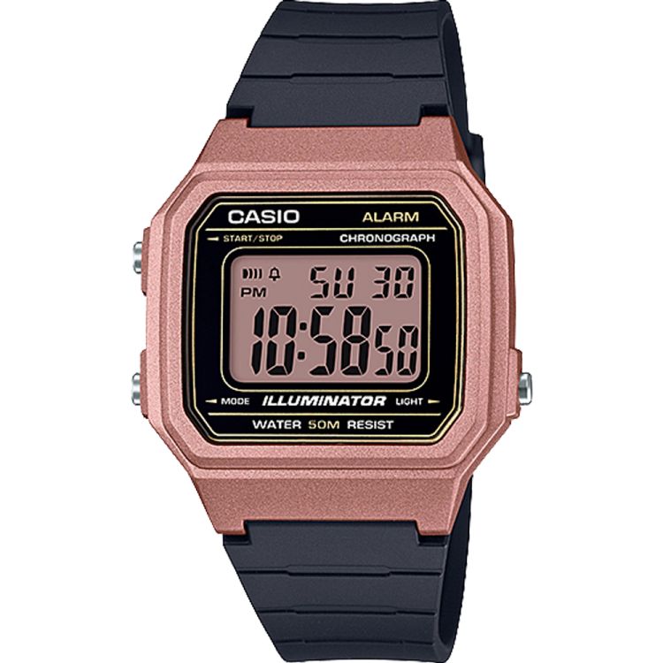 Pink Casio Digital W217HM-5AV Men\'s Casio | IZURVY-967