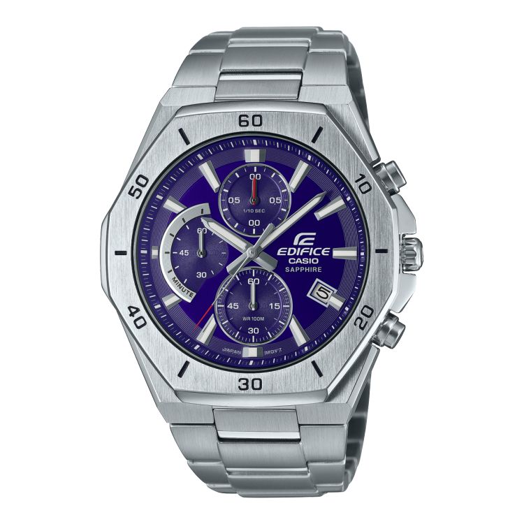 Purple Casio Luxury Sport Chronograph EFB680D-2BV Men\'s Edifice | YQKHFB-361