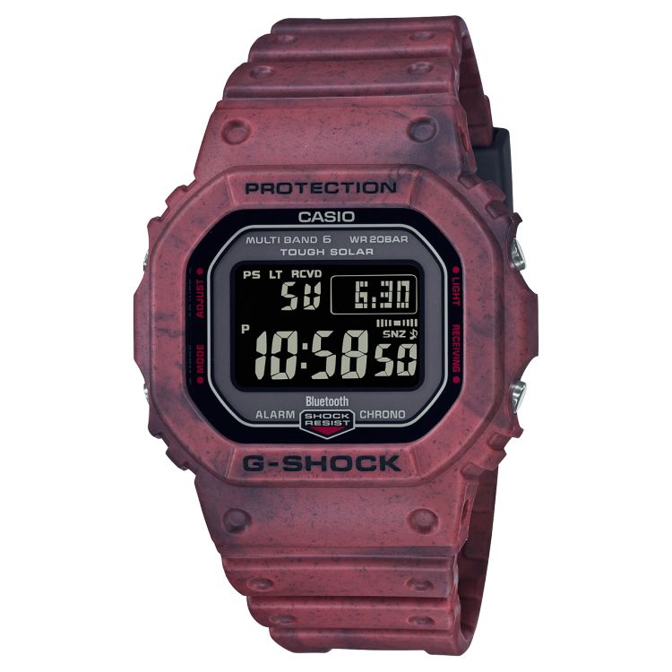 Red Casio Digital GWB5600SL-4 Men\'s G-shock | JOPNDC-123