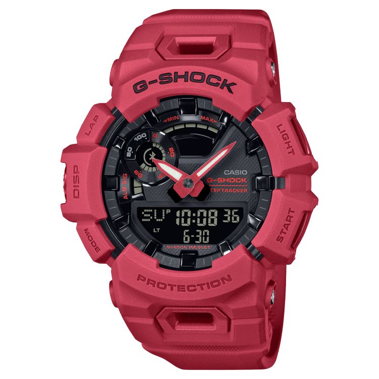 Red Casio Move GBA900RD-4A Men\'s G-shock | EAJZXP-138