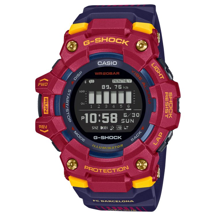 Red Casio Move GBD100BAR-4 Men\'s G-shock | WETJIN-830