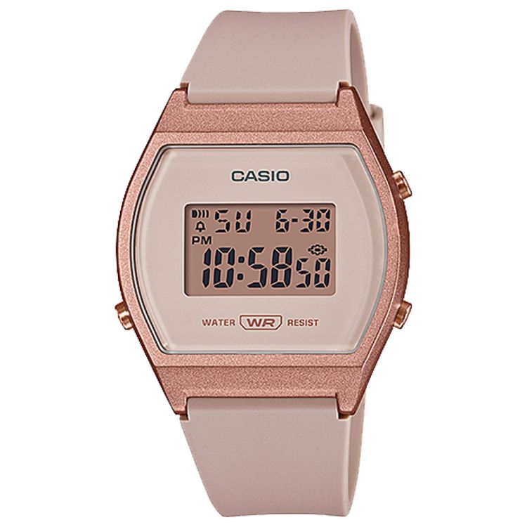 Rose Gold Casio Digital LW204-4A Men\'s Casio | MHZSOD-870