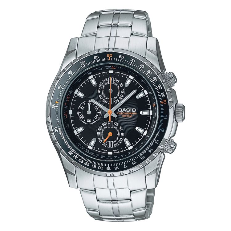 Silver Black Casio Analog MTP4500D-1AV Men\'s Casio | JUNEIL-152