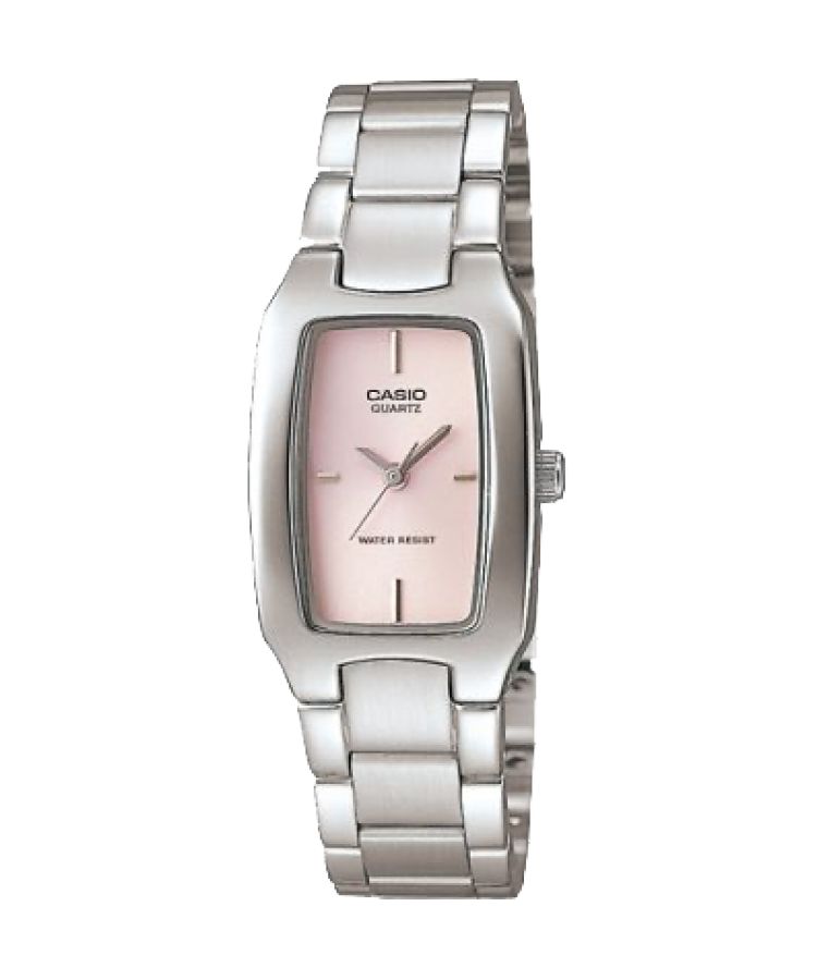 Silver Pink Casio Metal Analog LTP1165A-4C Men\'s Casio | KESAWJ-364