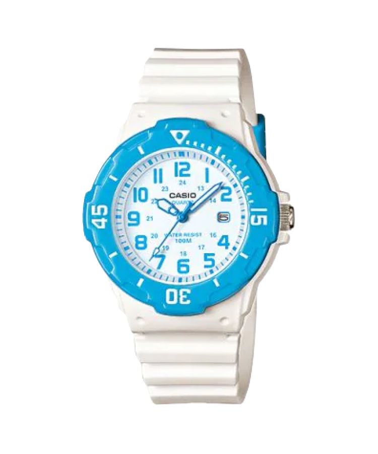 White Blue Casio Baby Analog LRW200H-2BV Men\'s Casio | HMTLRO-084