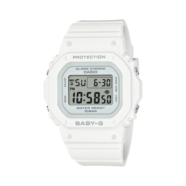 White Casio All BGD565-7 Women\'s Baby-G | CGAHOE-897