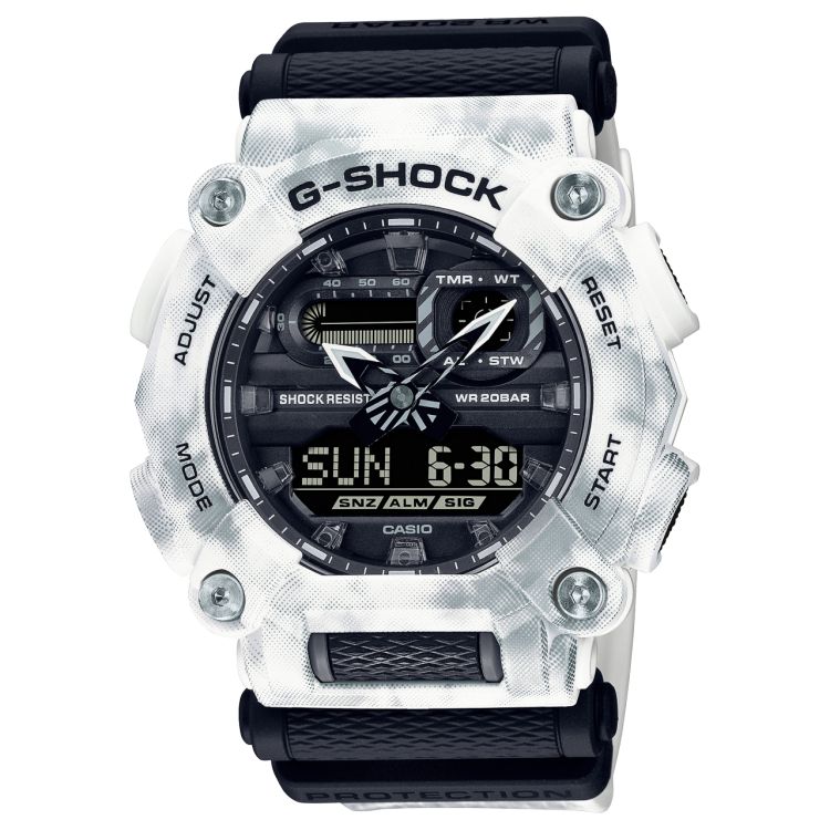 White Casio Analog-Digital GA900GC-7A Men\'s G-shock | ZPTBMQ-024