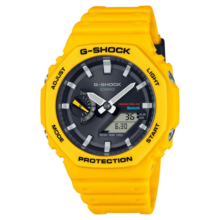 Yellow Casio Analog-Digital GAB2100C-9A Men\'s G-shock | UYOTRL-685